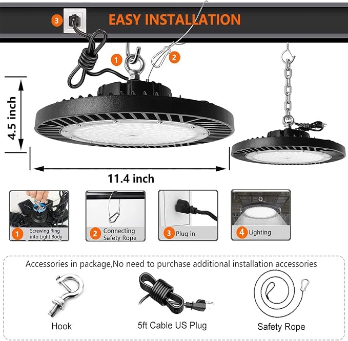 150W UFO LED High Bay Light - Image 6