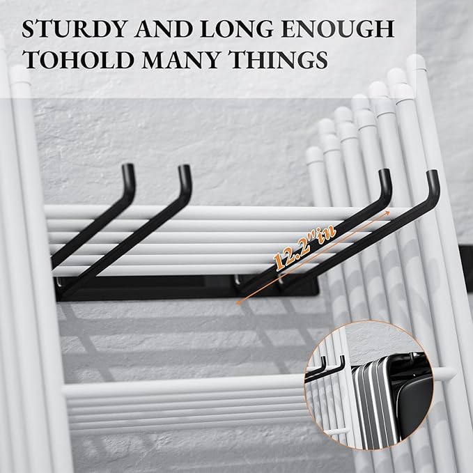 Garage Storage Organization Wall Mount, Heavy Duty Folding Chair Storage - Image 4