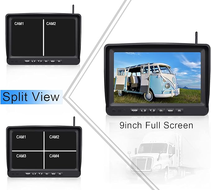 9" Wireless Backup Camera System - Image 6