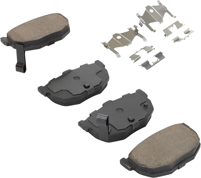 Premium Ceramic Rear Brake Pads Compatible - Image 2