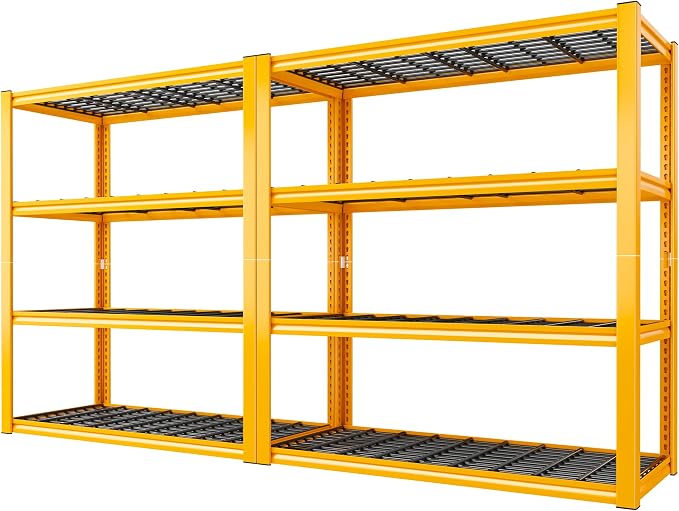 REIBII 40" W Garage Shelving Heavy Duty Metal Shelving 2200LBS Storage Shelves by REIBII