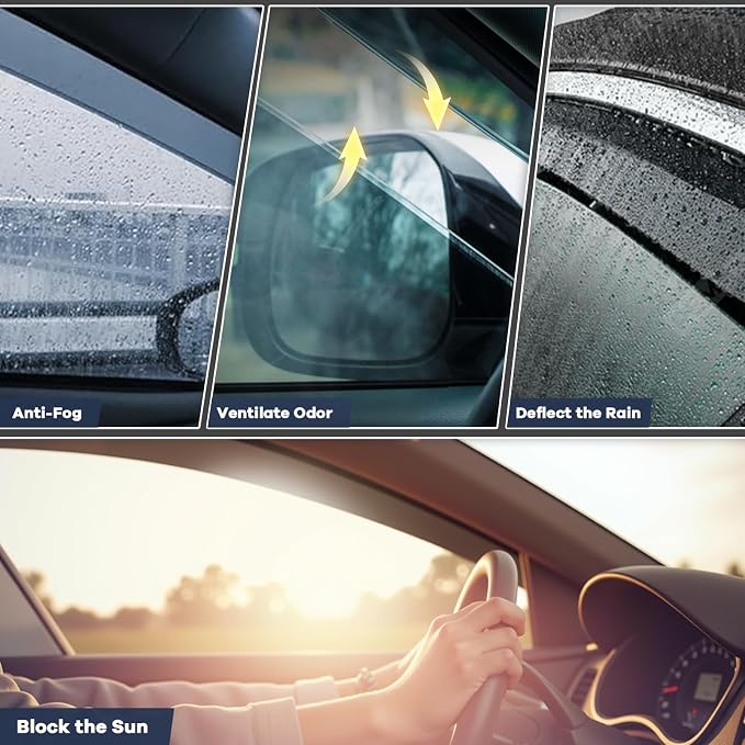 in-Channel Window Rain Guards Fit - Image 5