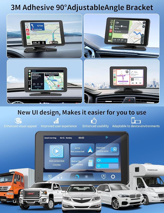 Apple Carplay Screen for Car, Backup Camera - Image 2