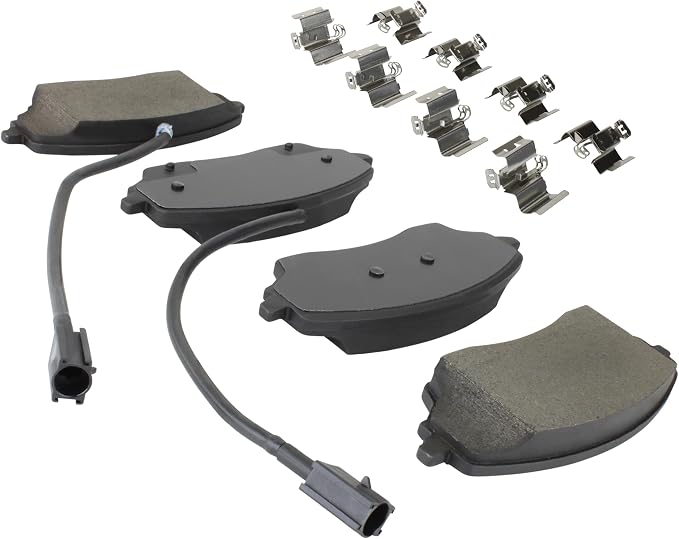 Premium Semi-Metallic Rear Brake Pads Compatible - Image 2