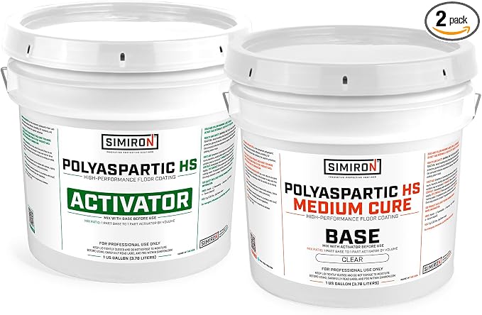 Polyaspartic High Solids Topcoat Coating System by Simiron