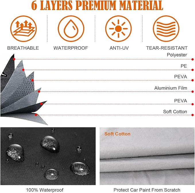 Waterproof Car Cover Compatible - Image 2