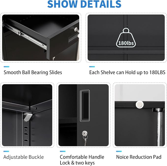 Metal Storage Cabinet, Metal Cabinets - Image 4