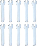 HARFINGTON 10pcs Small Wrench 5x66x1.5mm Metric U-Shaped Single Open Ended by HARFINGTON