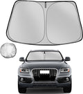 Windshield Sun Shade for 2009-2017 Audi Q5/2014-2017 Audi SQ5 Foldable Sun by Fonowka