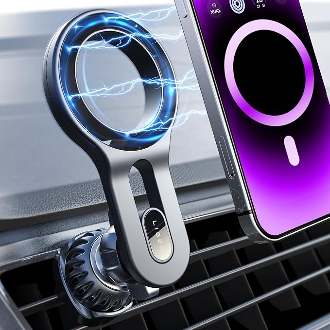 LISEN for MagSafe Car Mount Magnetic Car Phone Mount, Air Vent Phone Holder Car - Image 10