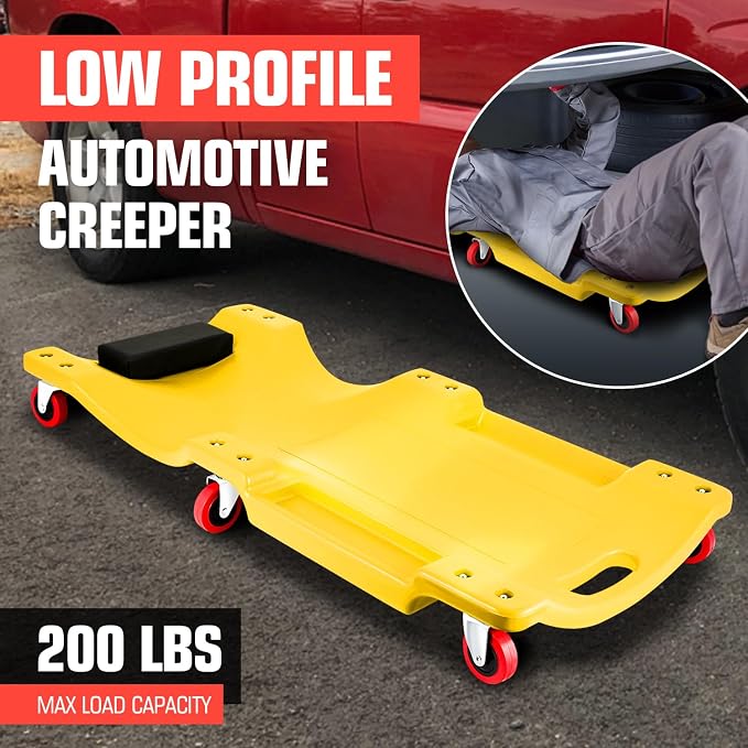 DNA MOTORING 36" L X 17" W x 4.25" H Vehicle Repair Low Profile Automotive - Image 6