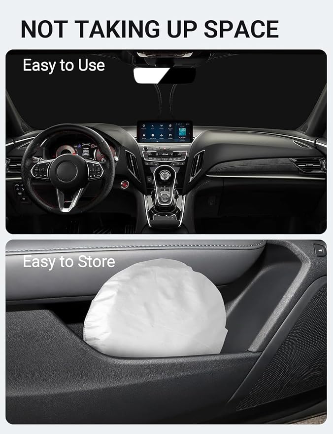 Proadsy for Acura RDX 2019-2024 2025 Windshield Sun Shade 4-Layer Foldable - Image 8
