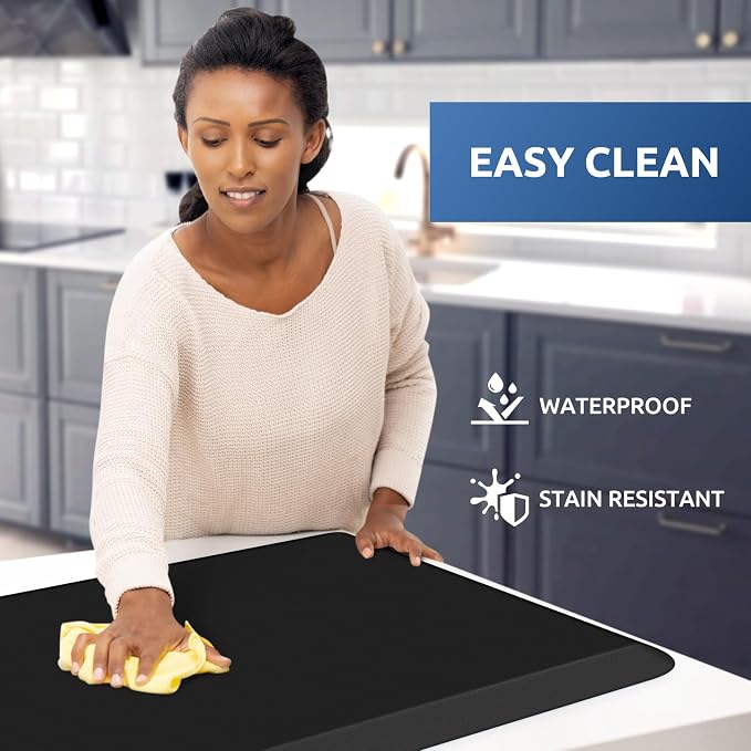 KitchenClouds Kitchen Mat Cushioned Anti Fatigue Rug 20"x39" Waterproof - Image 3