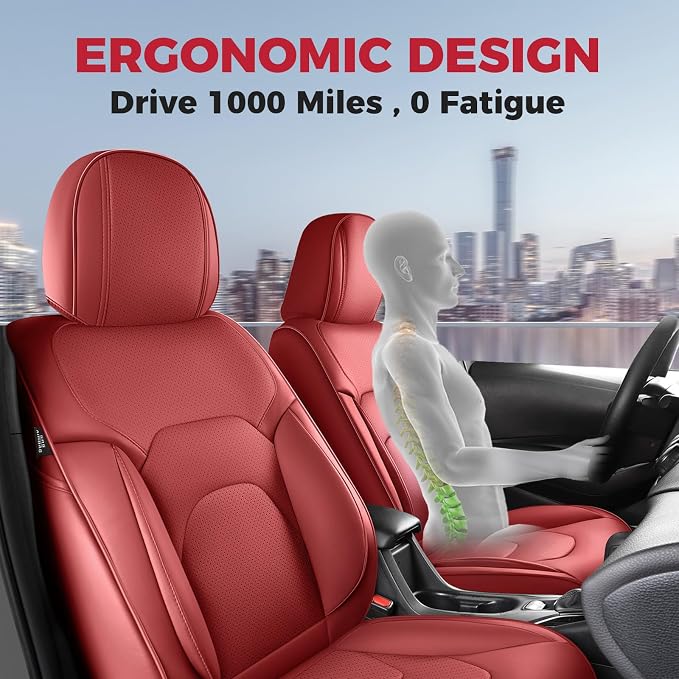 FREESOO Car Seat Covers Front Seats 2PCs, Waterproof Automotive Seat Covers - Image 7
