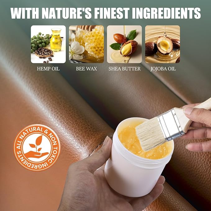 LUXGROVE® Leather & Furniture Repair Salve- Polisher, Moisturizer, and Restorer - Image 5
