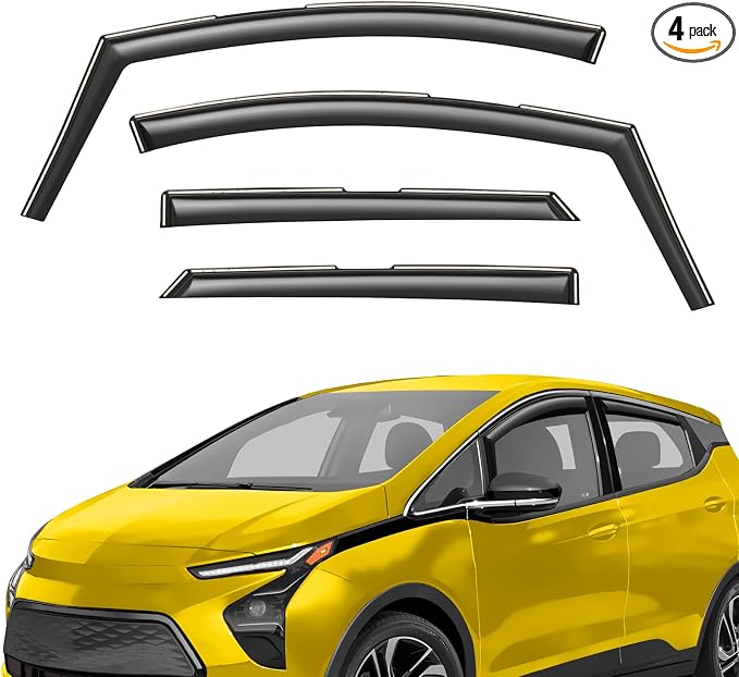 Extra Durable Window Deflectors in-Channel Window Visors Rain Guards Fit by AEROGUYSCustomfitrainguard