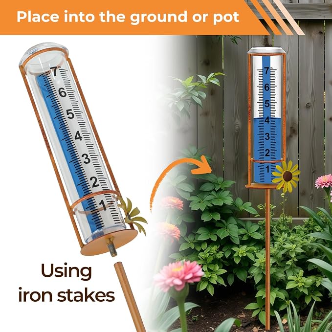 Rain Gauge Outdoor, Freeze Proof Rain Gauges Outdoors Best Rated, Lawn & Garden - Image 5