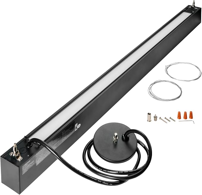 Maxxima 4 ft. LED Black Linear Light, Up and Down Adjustable Light Output - Image 7