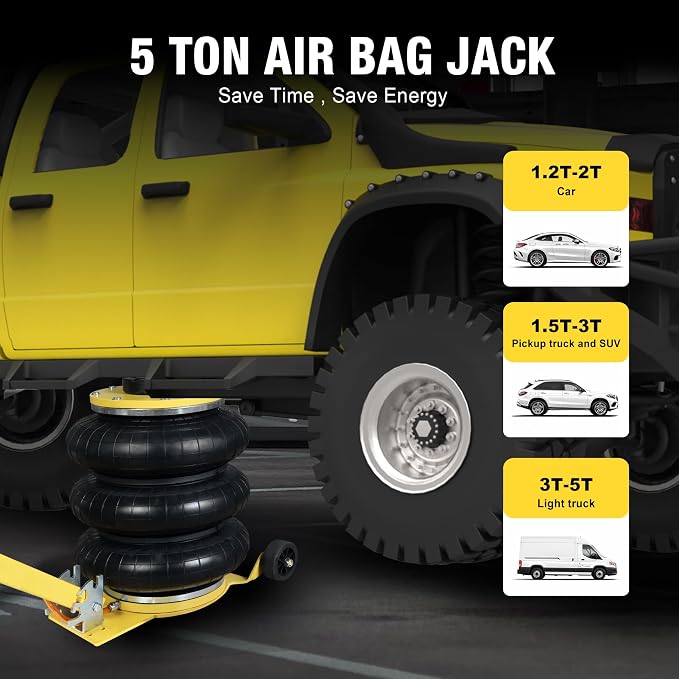 YELLOW JACKET Air Jack 5 Ton Airbag Jack - Image 2