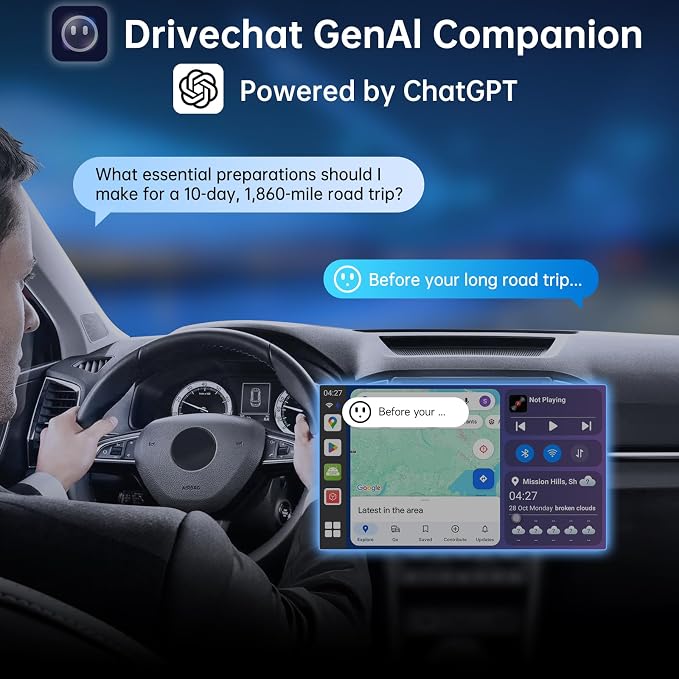 Ai Box Carplay/Android Auto Wireless Adapter, Android 13 6-in-1 Ai Box - Image 4
