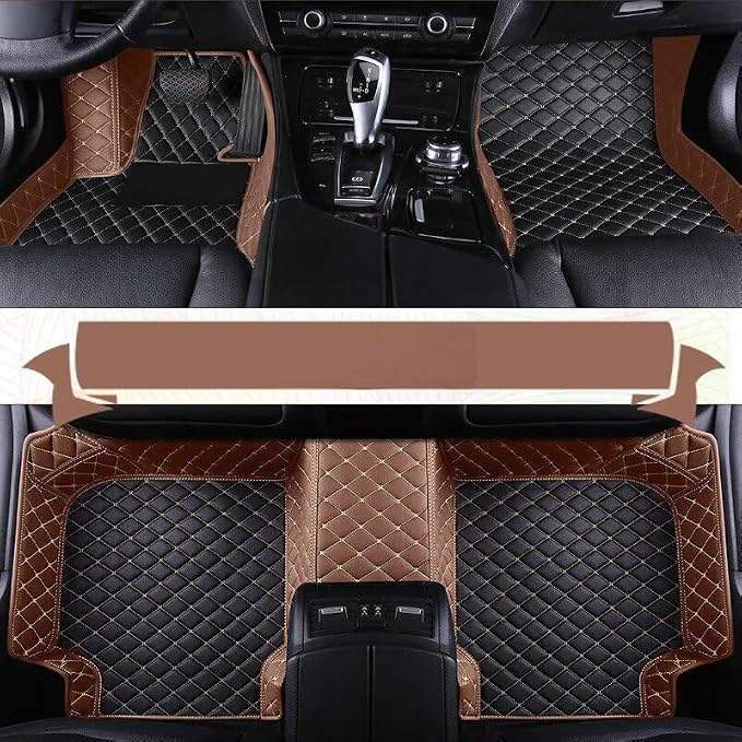 Custom Artificial Leather Waterproof All-Weather Car Floor Mats Fit by SLFCWA