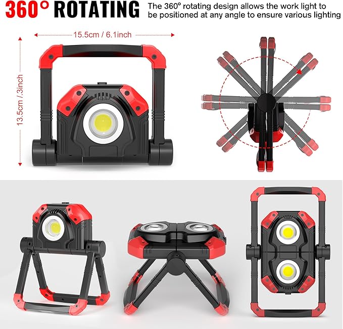 Adelante Rechargeable LED Work Light - Image 2