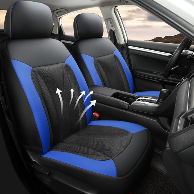 GIANT PANDA Front Seat Cover for Honda, 3D Air Mesh Bucket Car Seat Protectors - Image 2