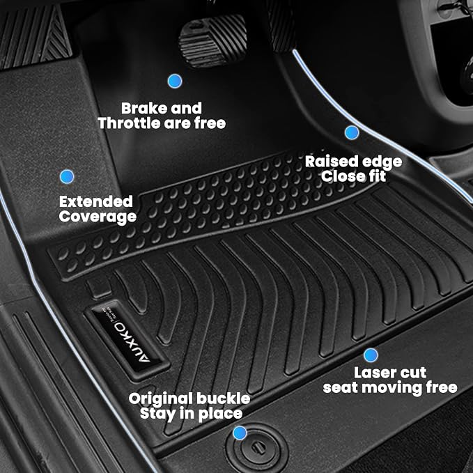 Auxko All Weather Floor Mats Cargo Mat - Image 5