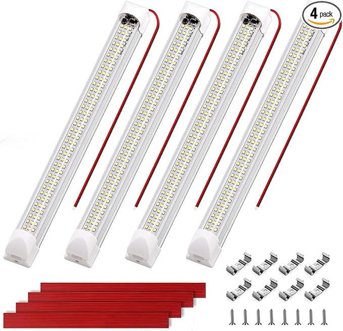 12v LED Interior Light Bar | 108LEDs 1600LM 6W DC 12 Volt led Strip Lights by RVZONE