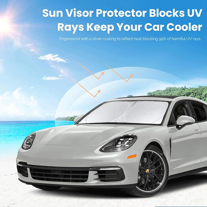 Sunshade for 2017-2023 2024 2025 Porsche Panamera Accessories Front Window Sun - Image 5