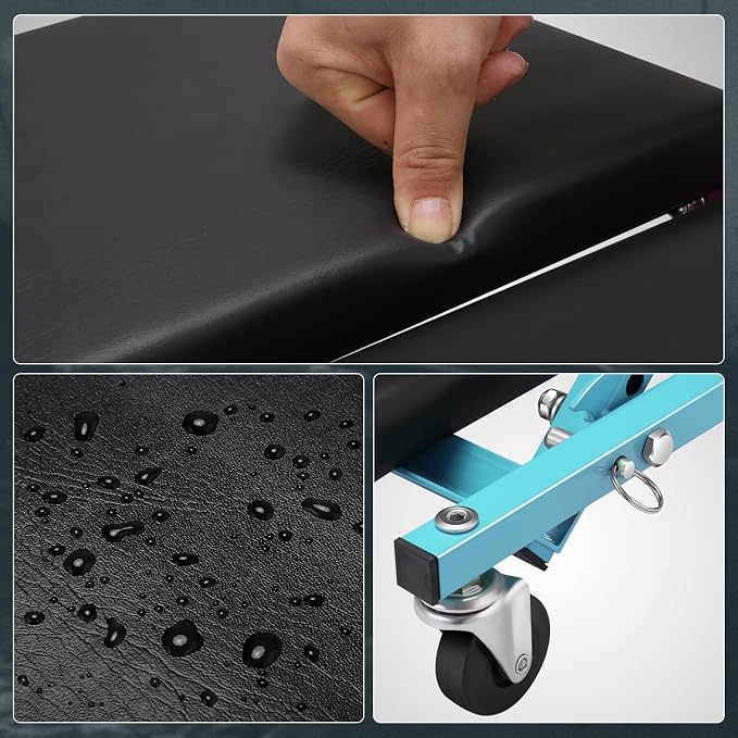 DNA MOTORING 40 Inches Folding 2 in 1 Rolling Z Creeper, Adjustable Roller - Image 6