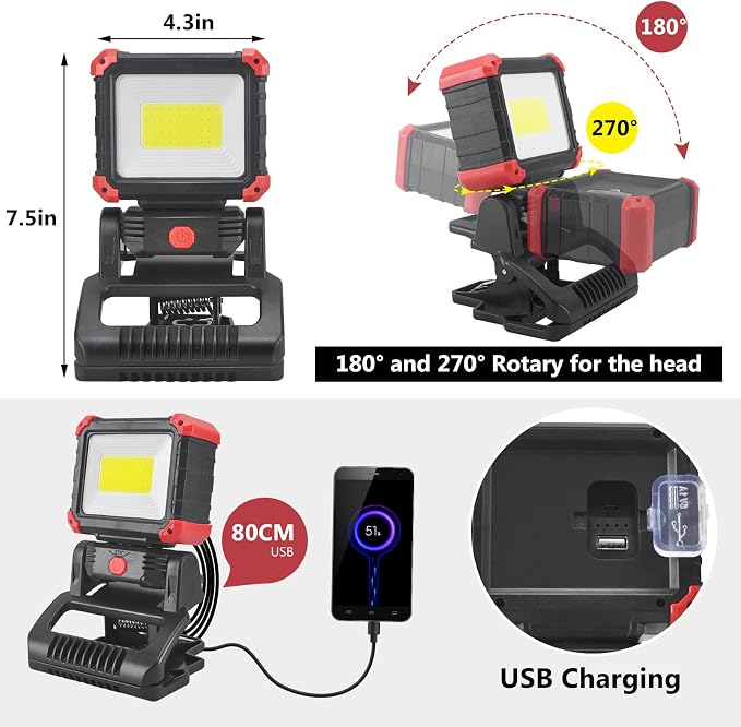 LED Rechargeable Work Light - Image 5
