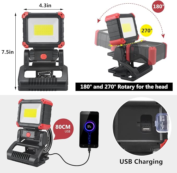 LED Rechargeable Work Light - Image 5