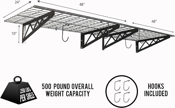 SafeRacks Garage Wall Shelves - Image 5