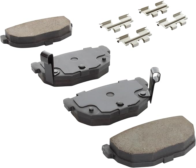 Premium Semi-Metallic Rear Brake Pads Replacement - Image 2