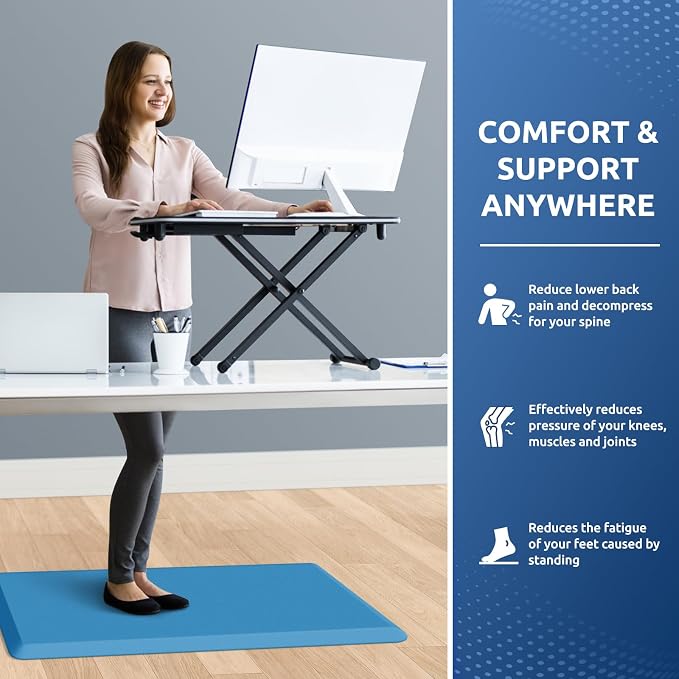 KitchenClouds Kitchen Mat Cushioned Anti Fatigue Rug 20"x32" Waterproof - Image 4