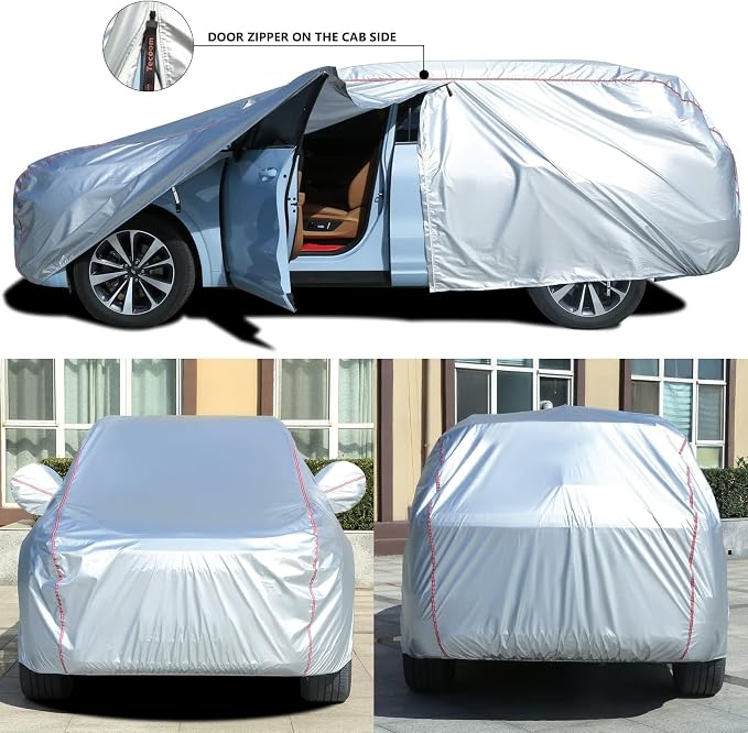 Tecoom Waterproof Car Cover for Tesla Model Y Honda CRV, UV Protection Car - Image 2