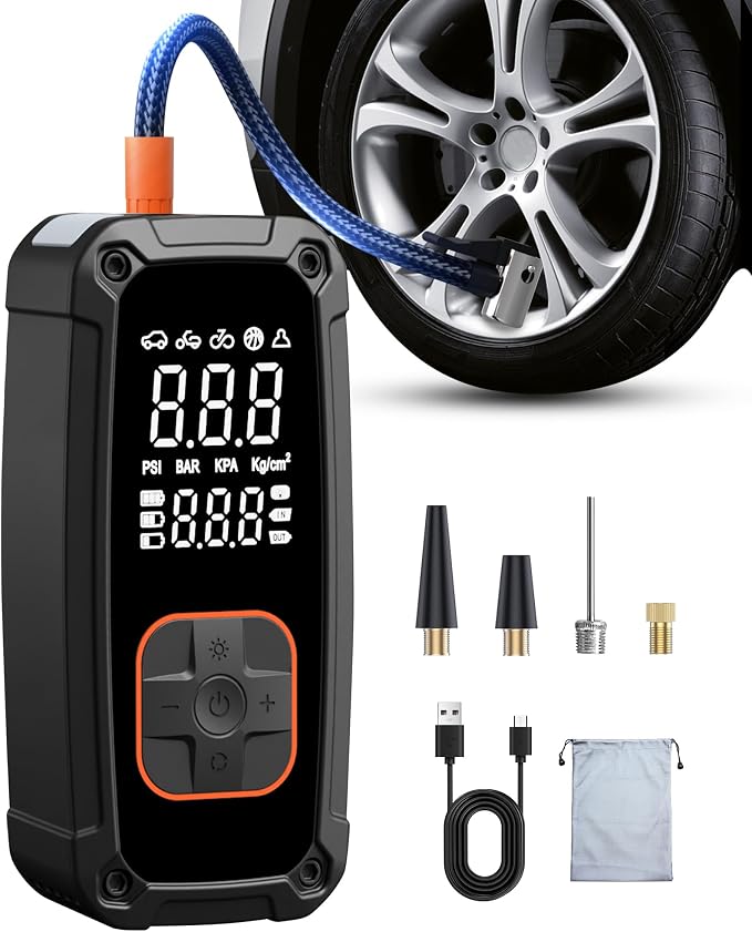 Tire Inflator Portable Air Compressor by lamfurart