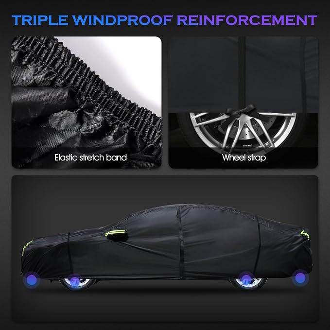 Car Cover Custom Fit for Toyota Camry 1996-2025, Honda Accord 2001-2025 - Image 5