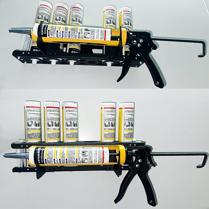 Caulking Tube and Caulking Gun Holder, Caulking Gun Storage Rack, Handy Rack - Image 3