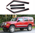 Side Window Deflector Visor Rain Guard, in-Channel Style Shatterproof Dark Smoke by Deebior