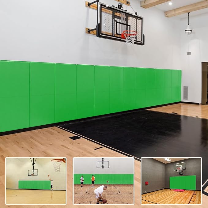 PROGOAL 2"/4" Thick Foam Protection Wall Pad，Gym Basketball-Court by PROGOAL