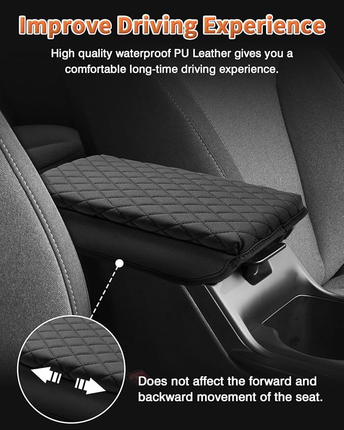 Shademax Custom for 2026 2025 Kia K4 Center Console Cover, Armrest Cover for K4 - Image 4