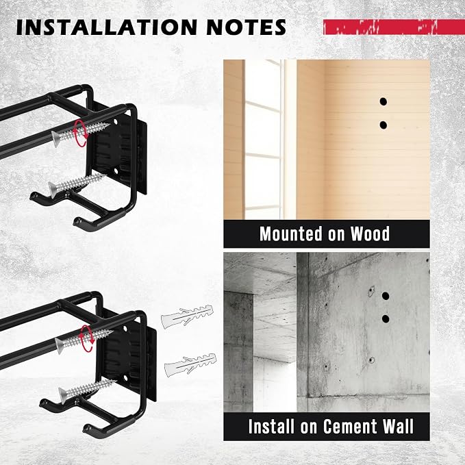 2-Piece 9.4" Heavy Duty Garage Hooks, Sturdy Utility Hooks Holds 55 LB Wall - Image 6