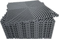 24 Pack 16"x16" Interlocking Garage Floor Tiles by HTWELL