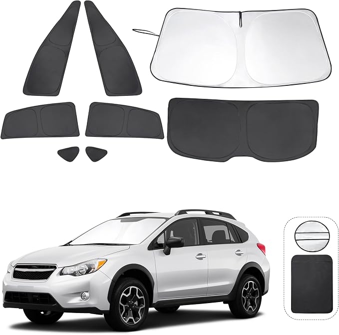 TINGLU Window Shades for Subaru Crosstrek 2013 2014 2015 2016 2017 Accessorie by TINGLU