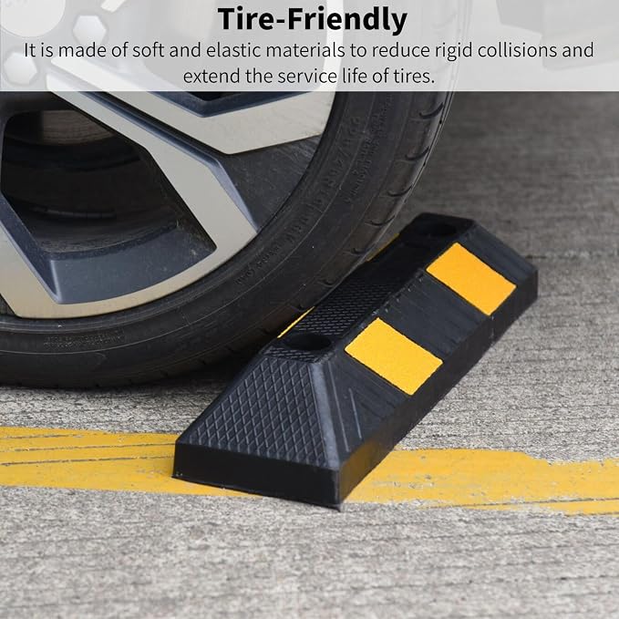 Heavy-Duty Parking Curb Wheel Stop - Image 6