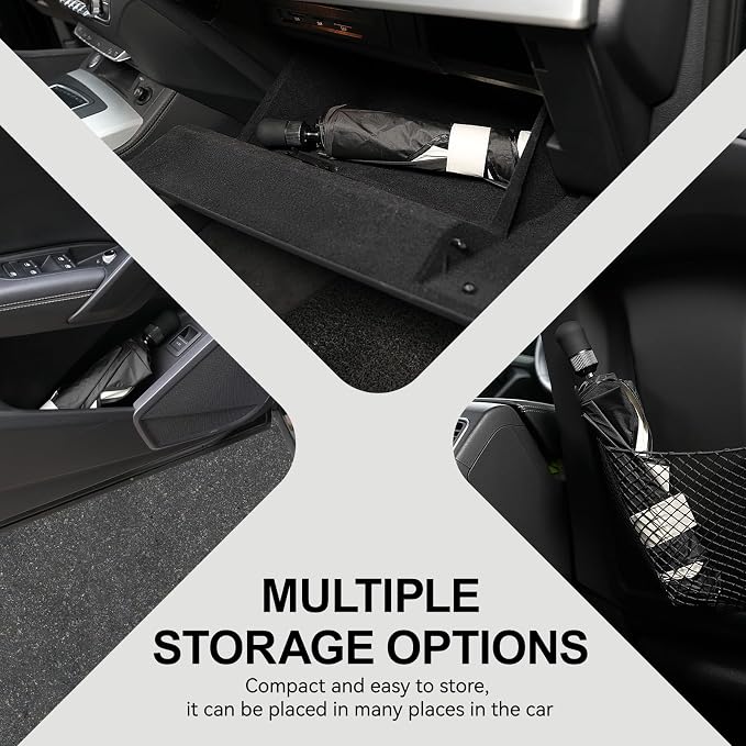 Umbrella Sunshade for Audi Q5 Accessories 2018-2025, Foldable Windshield Cover - Image 5