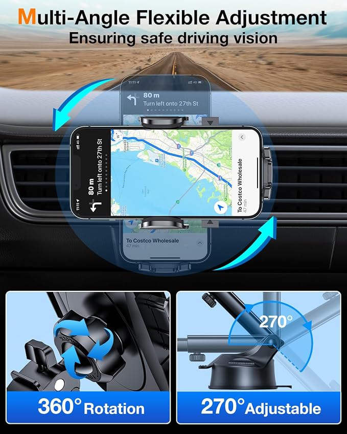 2025 Ultimate Car Phone Holder【80+LBS Strongest Suction & Military-Grade】 - Image 4
