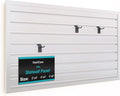 NeatiEase Slatwall Panel Wall Storage Systems, 2 x 4ft Slat Wall Paneling by NeatiEase